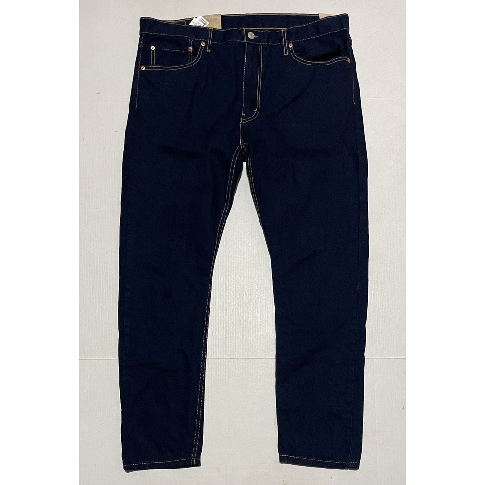 Levis 512 Slim Taper Mens Jeans 38 X 30 Blue Dark Wash Denim 28833-2242 NEW